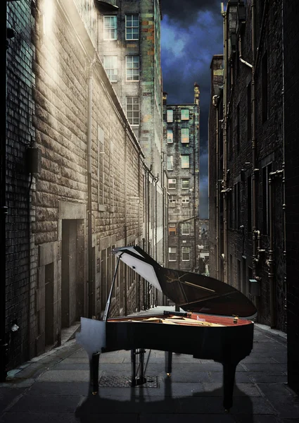 Лунный пианино — стоковое фото