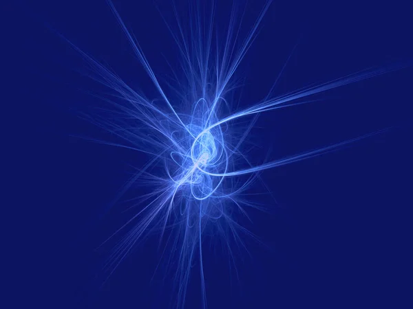 bright abstract blue plasma, high frequency field in space. Cosmic energy from stars and galaxies. 2D illustration