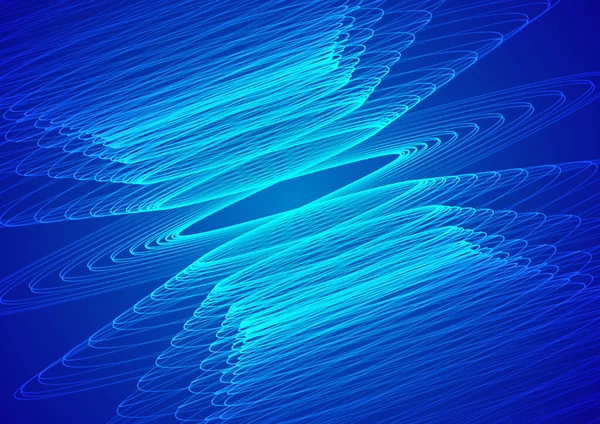 Abstract Technology Blue Background Wave Lines Background Banner Poster Template — Stockfoto