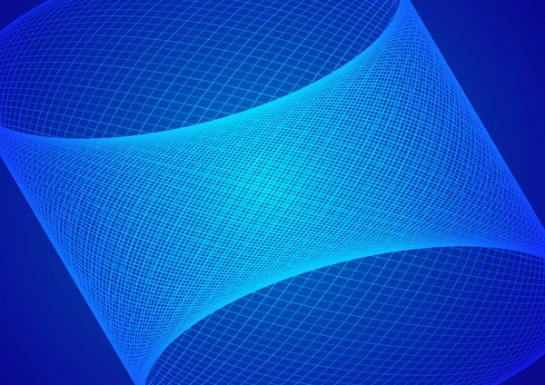 Abstract technology blue background wave lines background. Banner, poster or template elegant and modern curved lines. Communication technology concept. 2D illustration