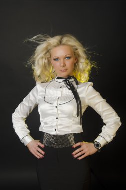 Studio kız portresi
