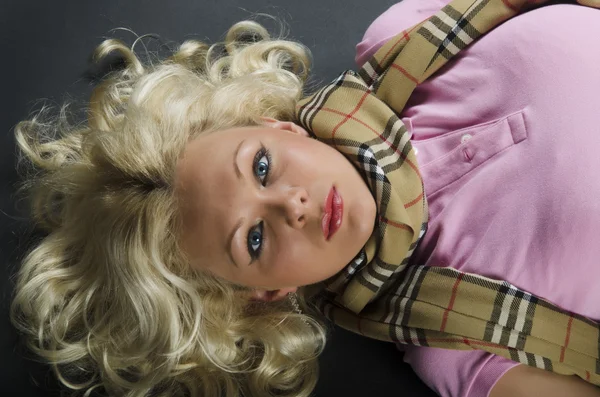 Portrait of the girl in studio — Stock Photo, Image