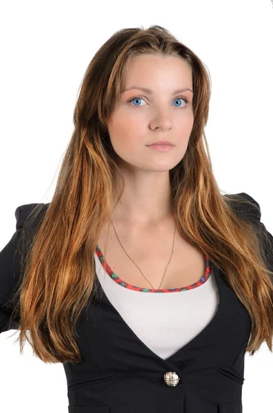 Portrait of the girl in studio — Stock Photo, Image