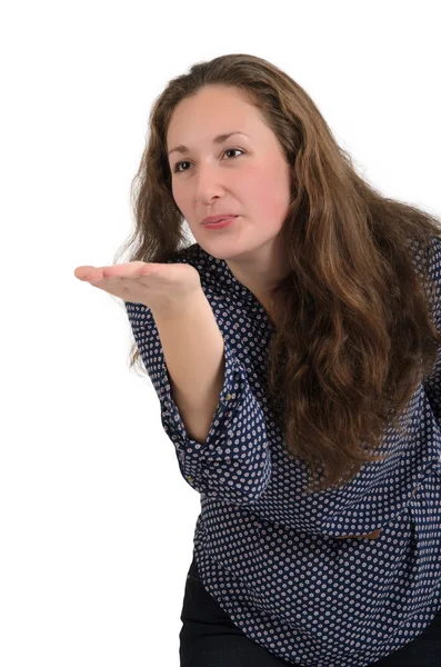 Portrait of the girl in studio — Stock Photo, Image