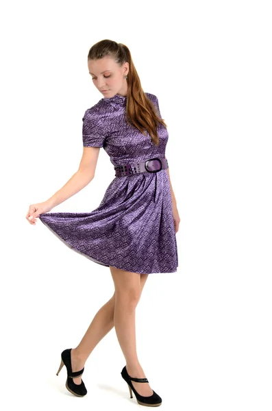 Portrait of the girl in a beautiful dress Stock Photo