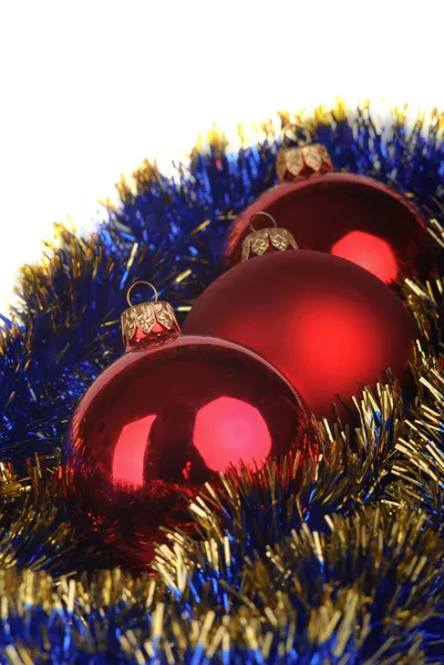 New Year's spheres, happy Christmas — Stock Photo, Image