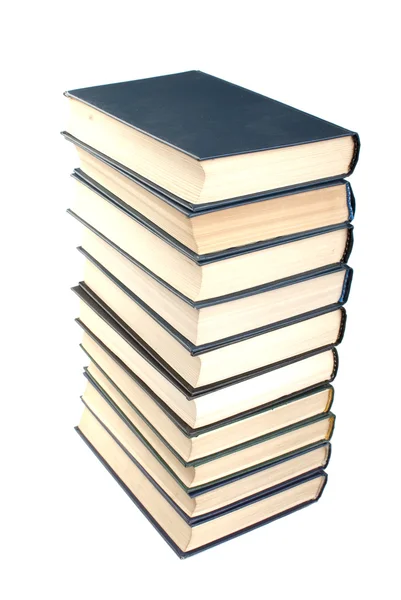 It is a lot of books on a white background — Stock Photo, Image