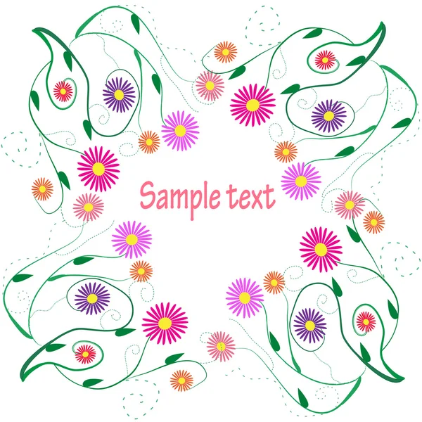 Floral backgorund — Stockvector