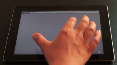 haritalar üzerinde ipad