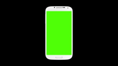 Alfa mat ile beyaz smartphone s4