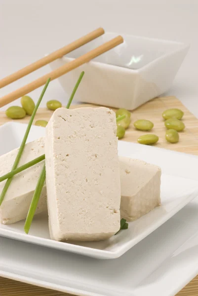 Tofu. Prodotti di soia . — Foto Stock