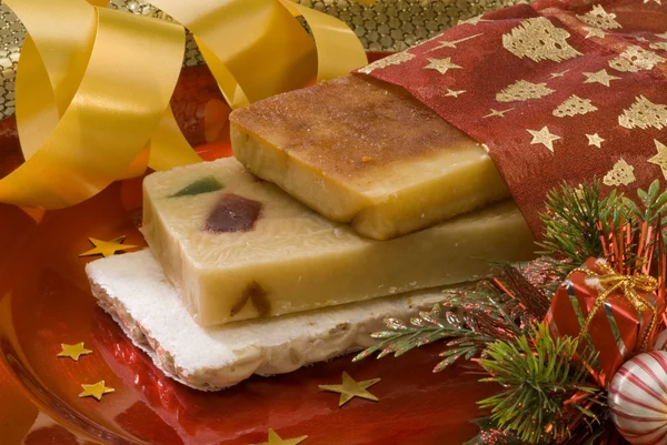 Nougat de Natal — Fotografia de Stock