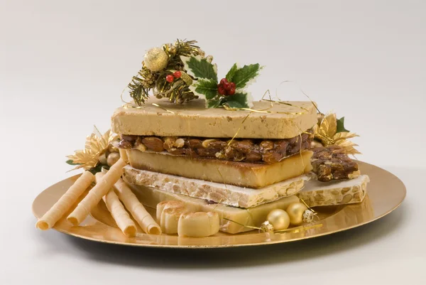 Christmas nougat — Stock Photo, Image