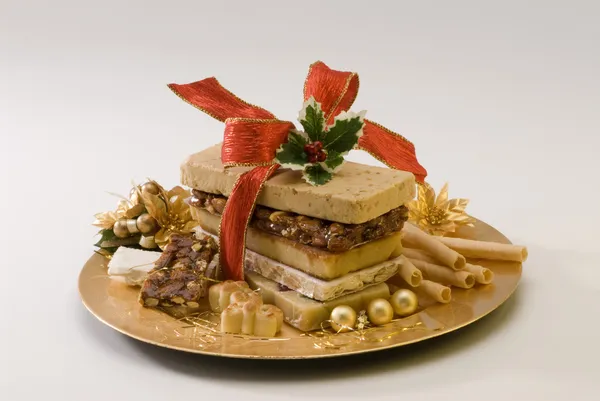 Christmas nougat — Stock Photo, Image