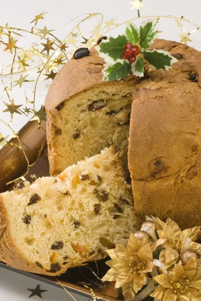 Dolce Natale. Panettone . — Foto Stock