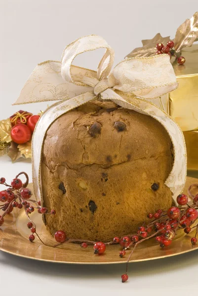 Christmas Sweet. Panettone. — Stock Photo, Image