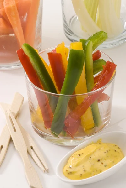 Ensalada de palitos de pimienta . — Foto de Stock