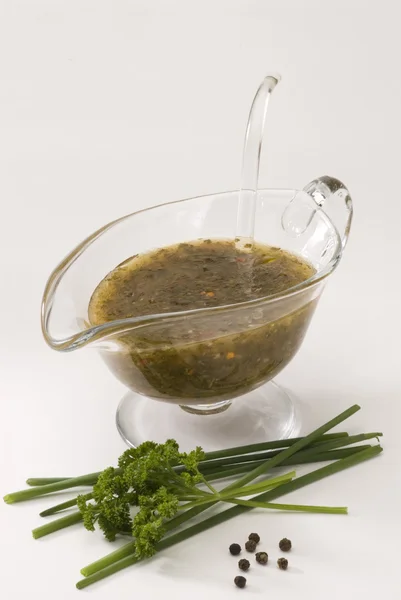 Vinaigrette dressing. — Stockfoto