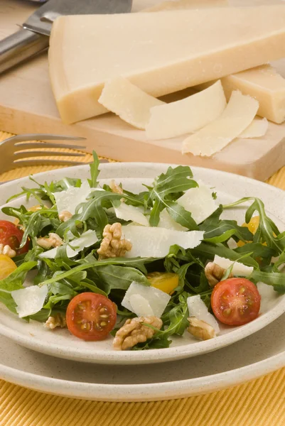 Rocket and parmesan salad. — Stock Photo, Image