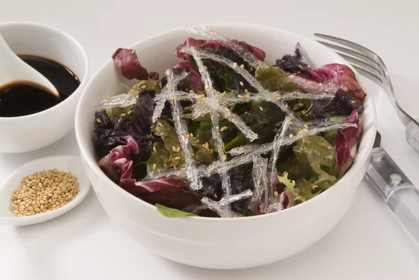 Essbarer Algensalat. — Stockfoto