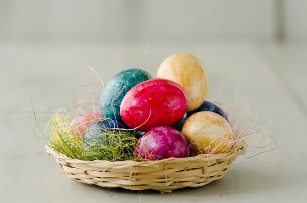 Colorful Easter eggs. — Stock Photo, Image