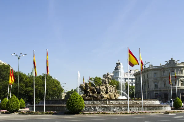 Cibeles-Brunnen. Madrid. Spanien. — Stockfoto