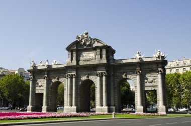 alcala kapısı. Madrid. İspanya.