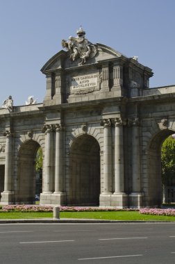 alcala kapısı. Madrid. İspanya.