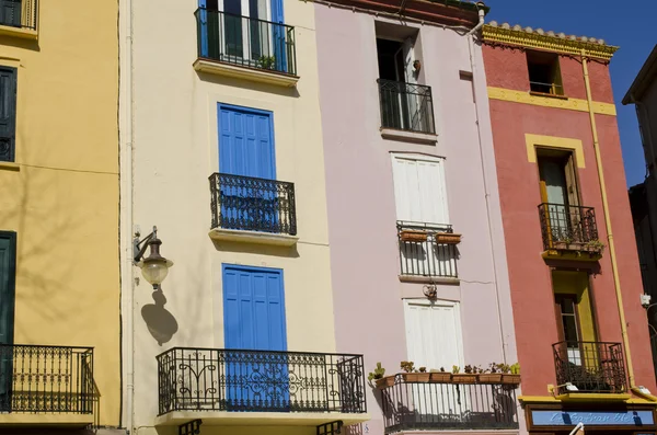 Collioure. Zona de la Costa Vermillion. Francia . — Foto de Stock