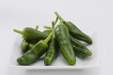 yeşil biber. gizemli del padron.