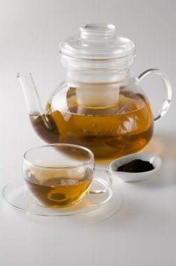 çay fincanı ve çaydanlık