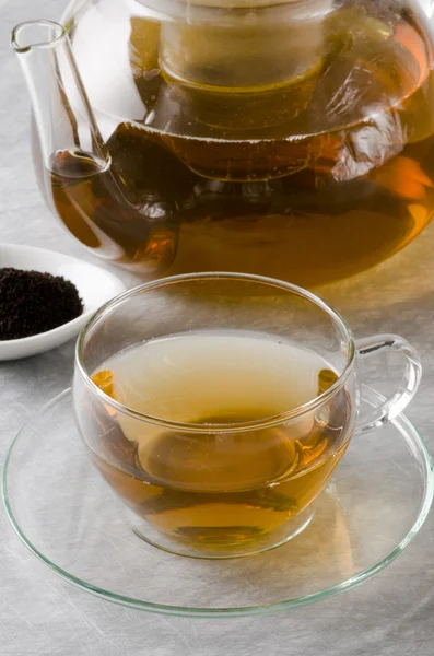 Teacup and teapot — Stock Photo, Image