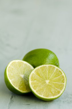 Limes yeşil ahşap arka plan