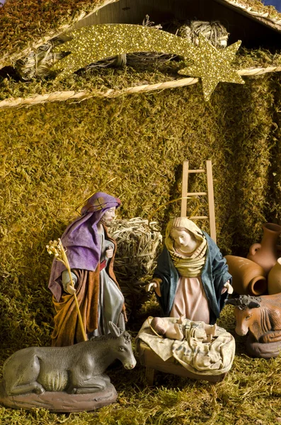 Boże Narodzenie nativy sceny — Zdjęcie stockowe