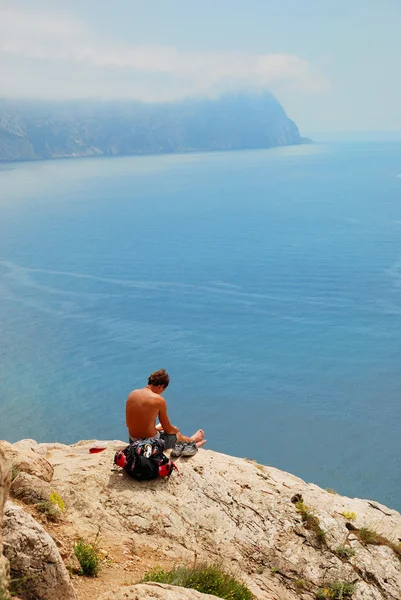 güzel bir deniz manzarası ile