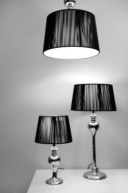 Modern style lighting clipart