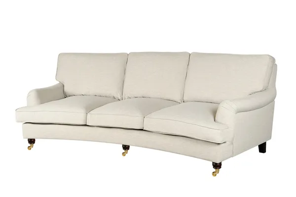 Witte sofa — Stockfoto