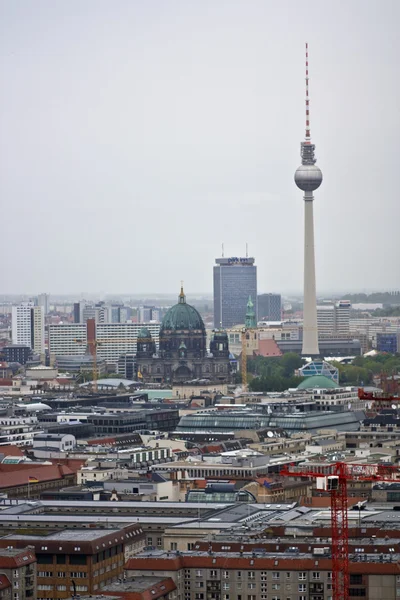 Utsikt over Berlin Mitte ovenfra – stockfoto