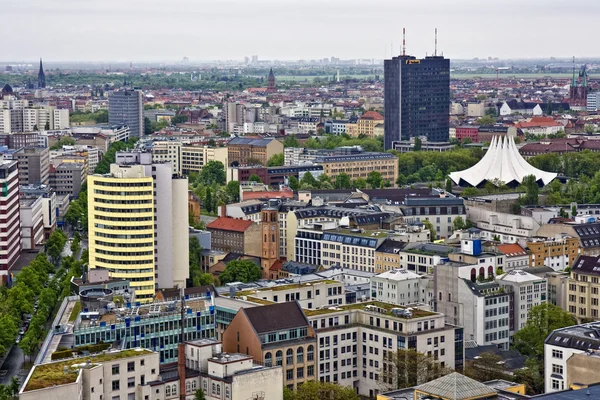 Berlijn centrum van de stad van bovenaf — Stockfoto