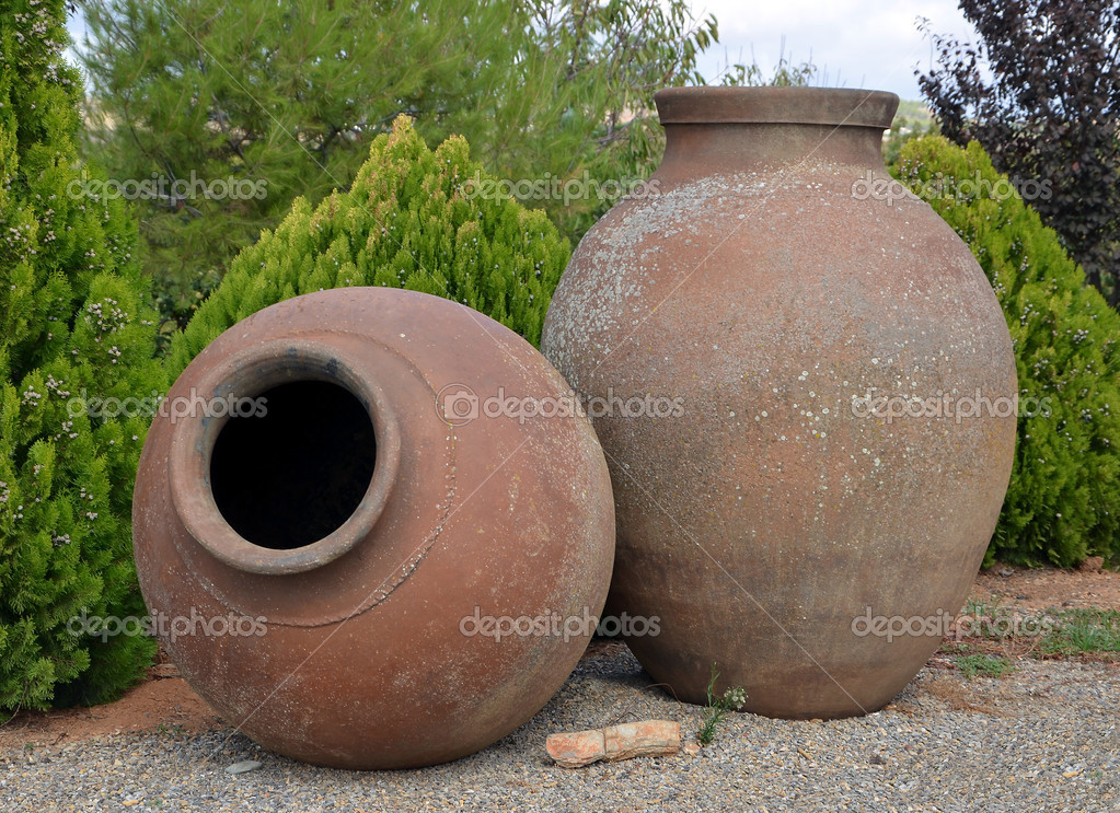 Old clay jars 2 Stock Photo by ©zafra 16861735