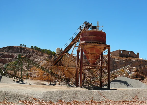 Cava di ghiaia — Foto Stock