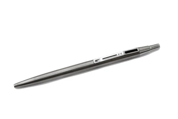 Silver pen — Stock Photo, Image