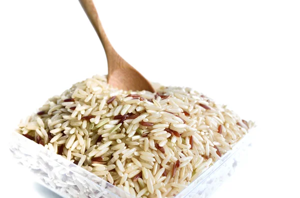 Mezclar arroz — Foto de Stock