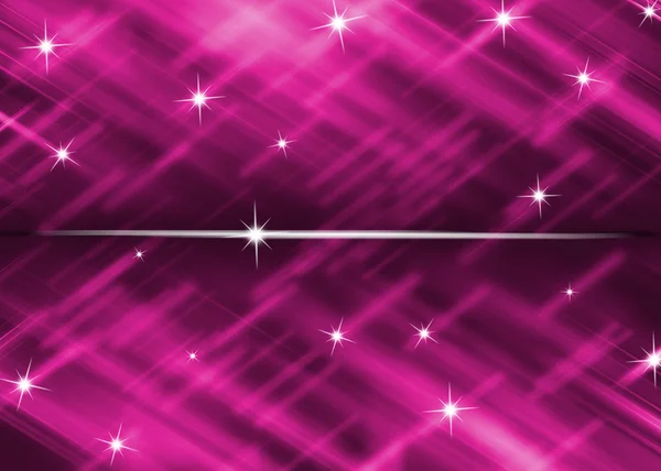 Ярко-розовый фон со звёздным блеском абстрактный — стоковое фото