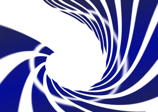 Biru swirl abstrak pada latar belakang putih — Stok Foto
