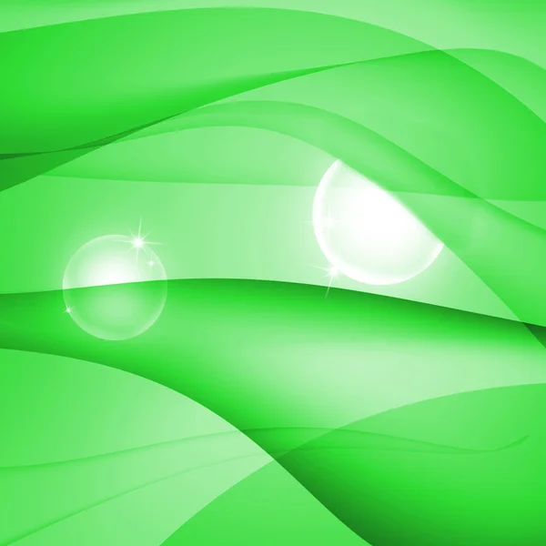 Curva abstrata com fundo verde — Fotografia de Stock