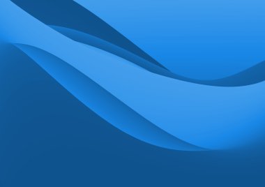 çizgi dalgalı mavi arka plan ile