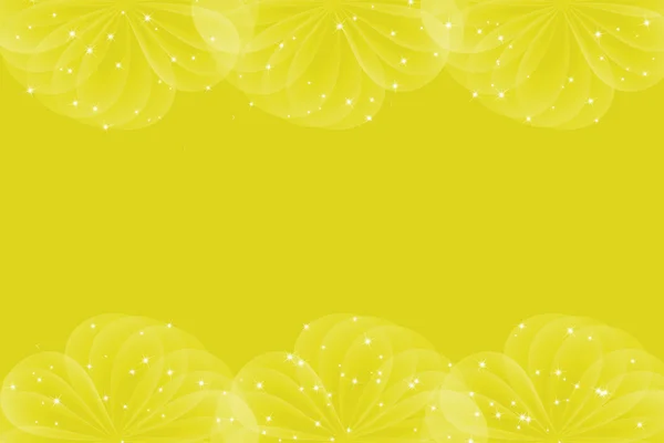 Yellow abstract background with circle layers — Stock Photo, Image