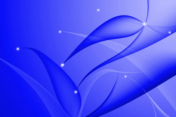Abstrato azul com fundo ondulado e curva — Fotografia de Stock