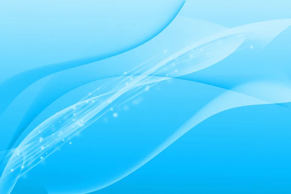 Diseño abstracto azul con fondo ondulado y curva — Foto de Stock